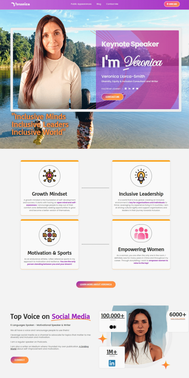 Veronica Llorca Smith Website